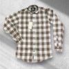 Brown checked shirt