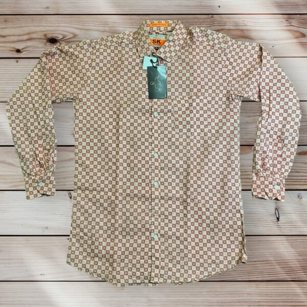 dot pattern shirt